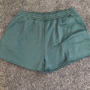 Green shorts